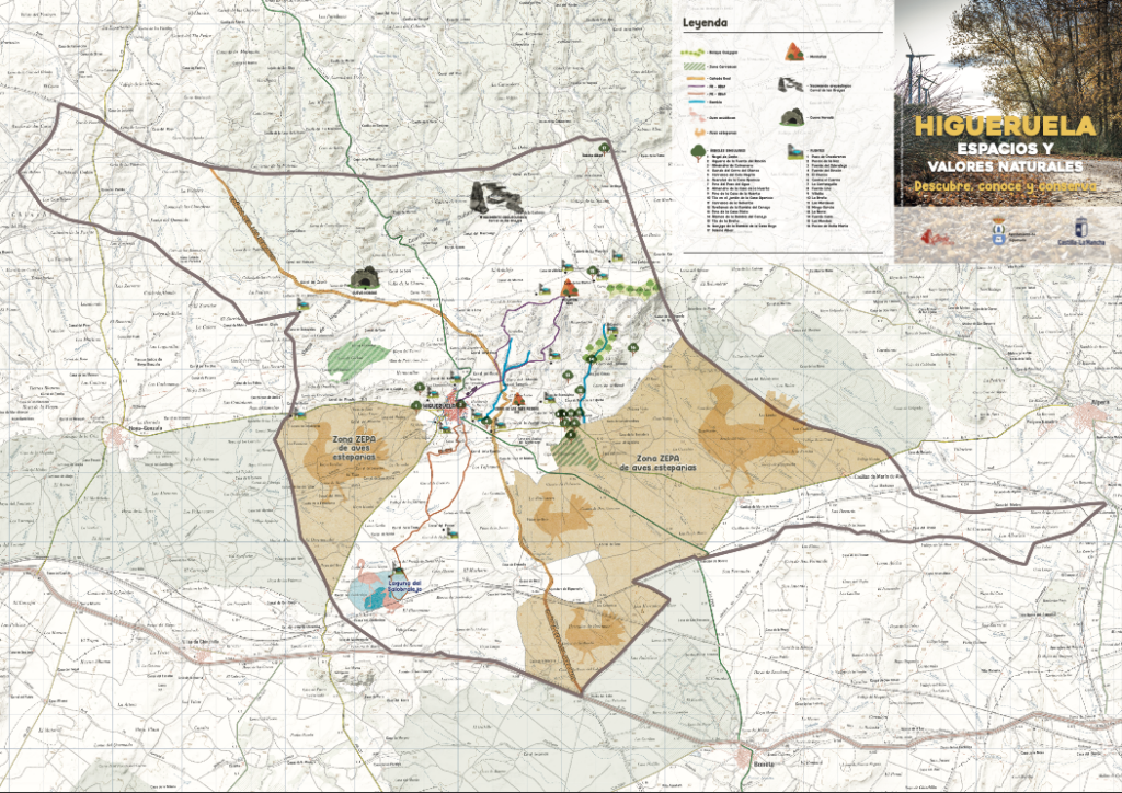 Mapa Espacios naturales