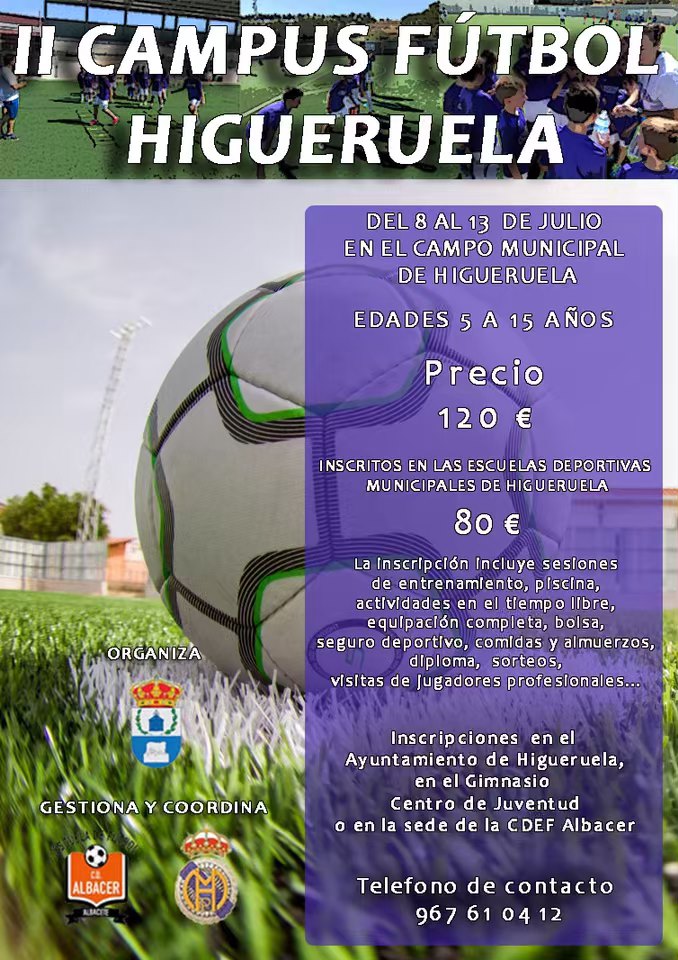 II Campus de Fútbol de Higueruela